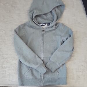 Lands' End Kids Light Gray Hoodie Jacket
